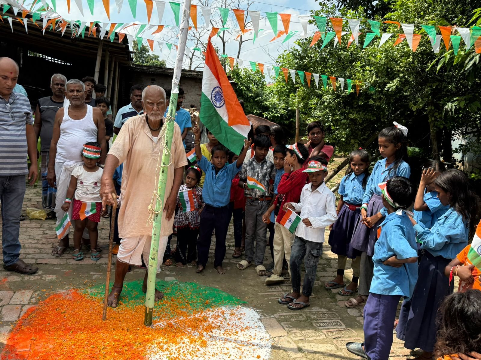 लालमणि मेमोरियल संस्थान में 79वें स्वतंत्रता दिवस का आयोजन